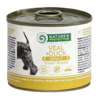 Консерви для собак Nature\'s Protection Adult small breed Veal&Duck 200 г (KIK45095)