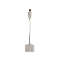 Перехідник Lightning 2in1, Audio 3.5mм to Lightning PowerPlant (CA910427)