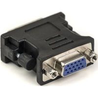 Перехідник VGA to DVI-I (24+5 pin), черный PowerPlant (CA910892)