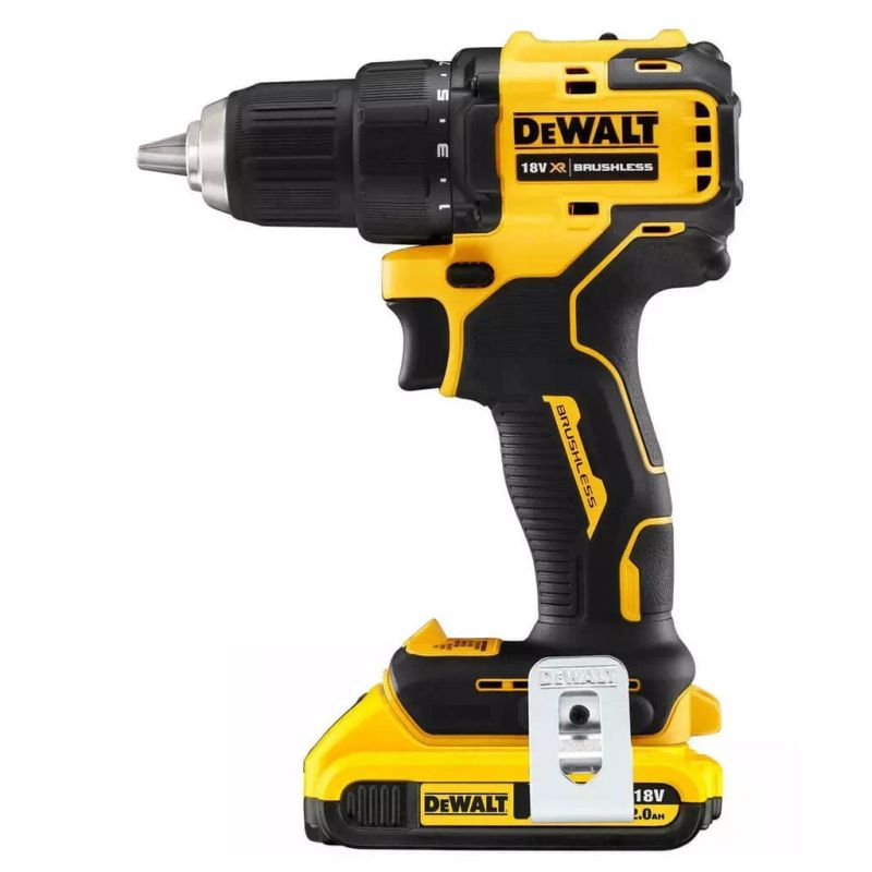 Шуруповерт DeWALT XR Li-Ion 18 В, 65 Нм, 2 АКБ + ЗУ, кейс (DCD708D2T)