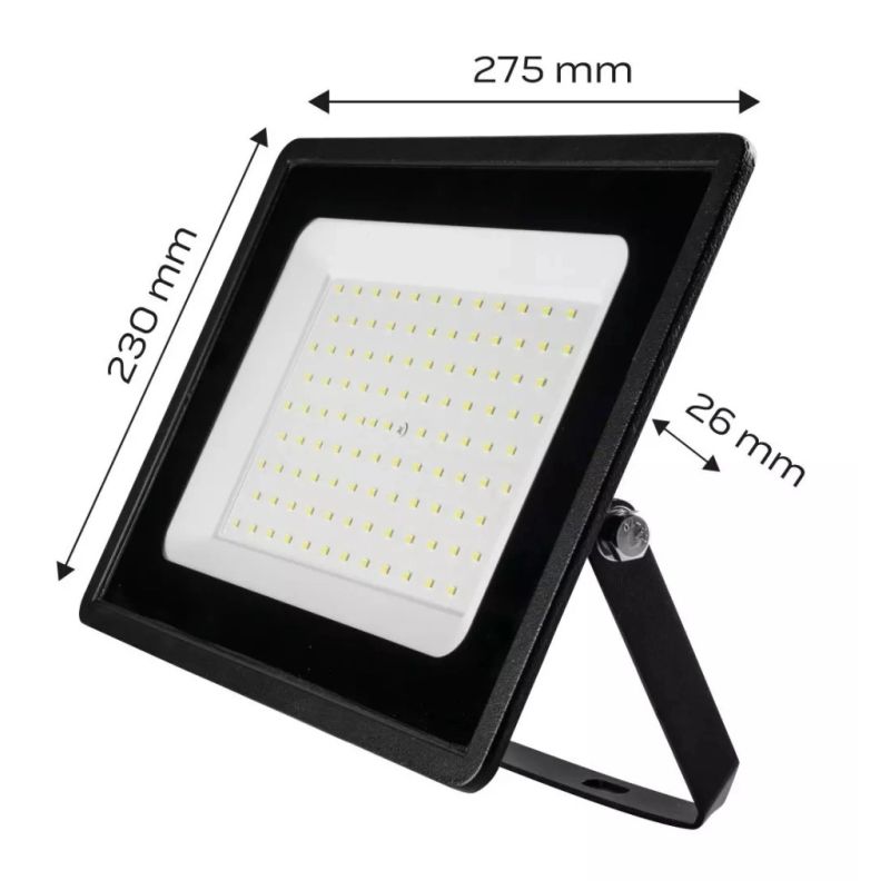 Прожектор Neo Tools алюминий, 220 В, 100Вт, 8000 люмен, SMD LED, кабель 0.3м без (99-054)
