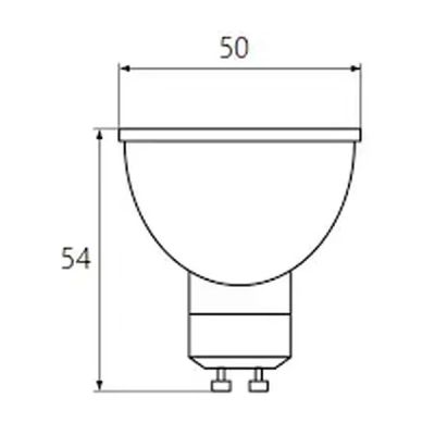 Лампочка Osram LED VALUE, PAR16, 6W, 3000K GU10 (4058075689626)