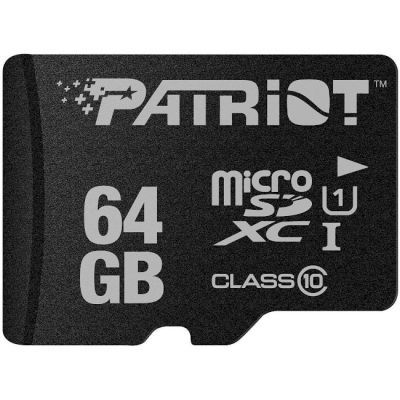 Карта пам\'яті Patriot 64GB microSD class10 UHS-I (PSF64GMDC10)
