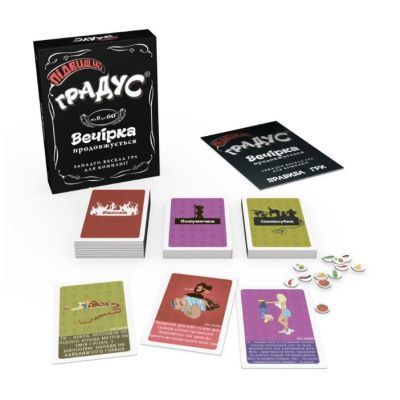 Настільна гра 18+ Bombat game Підвищуй Градус, українська (1000506)