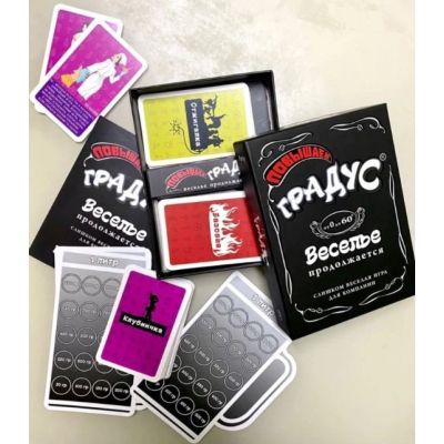 Настільна гра 18+ Bombat game Підвищуй Градус, українська (1000506)