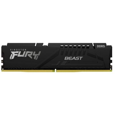 Модуль пам\'яті для комп\'ютера DDR5 32GB (2x16GB) 5600 MHz Beast AM5 Black Kingston Fury (ex.HyperX) (KF556C36BBEK2-32)