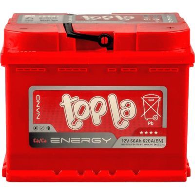 Аккумулятор автомобильный Topla 66 Ah/12V Energy Euro (108 066)