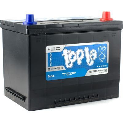 Аккумулятор автомобильный Topla 75 Ah/12V Top/Energy Japan Euro (118 875)