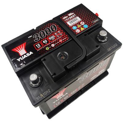 Аккумулятор автомобильный Yuasa 12V 62Ah SMF Battery (YBX3027)