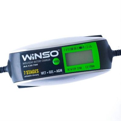 Зарядное устройство для автомобильного аккумулятора WINSO (139700)