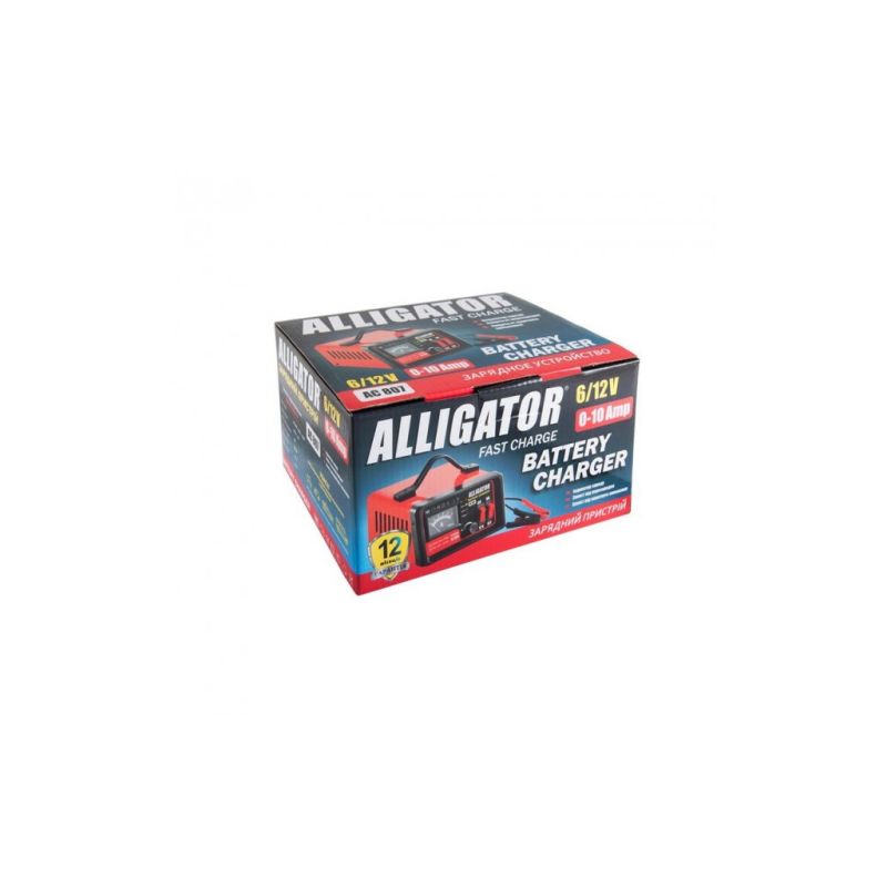 Зарядний пристрій для автомобільного акумулятора Alligator (AC807)