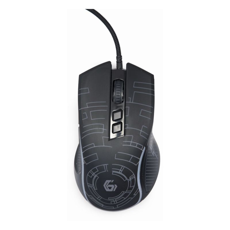 Мишка Gembird USB Black (MUSG-RGB-01)