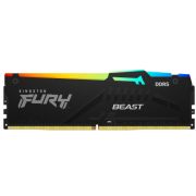 Модуль пам\'яті для комп\'ютера DDR5 16GB 5200 MHz Beast Black RGB Kingston Fury (ex.HyperX) (KF552C40BBA-16)