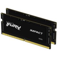 Модуль пам\'яті для ноутбука SoDIMM DDR5 64GB (2x32GB) 4800 MHz FURY Impact Kingston Fury (ex.HyperX) (KF548S38IBK2-64)