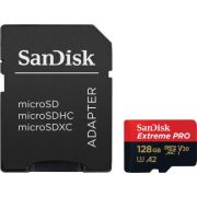Карта пам\'яті SanDisk 128 GB microSDXC UHS-I U3 Extreme Pro+SD Adapter (SDSQXCD-128G-GN6MA)