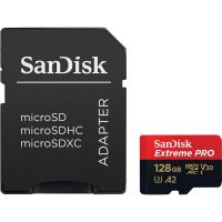 Карта пам\'яті SanDisk 128 GB microSDXC UHS-I U3 Extreme Pro+SD Adapter (SDSQXCD-128G-GN6MA)