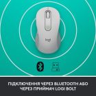 Мышка Logitech Signature M650 L Wireless Mouse for Business Off-White (910-006349)