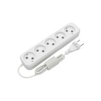 Сетевой удлинитель Electrum 3.0m 5 роз, white (C-ES-1816)