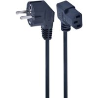 Кабель живлення C13 1.5m 90° corner Cablexpert (PC-186A-VDE1B-1.5M)