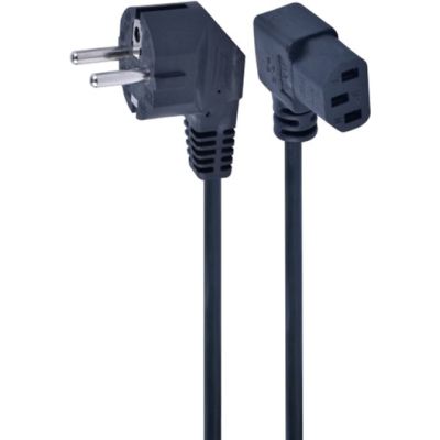 Кабель живлення C13 1.5m 90° corner Cablexpert (PC-186A-VDE1B-1.5M)
