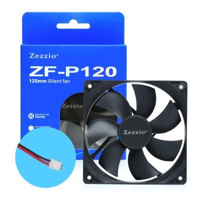 Кулер до корпусу Zezzio (ZF-P120 2pin)