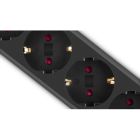 Сетевой фильтр питания REAL-EL RS-6 Protect M 1.8m, black (EL122300032)