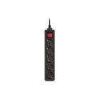 Сетевой фильтр питания REAL-EL RS-Protect M 5m, black (EL122300030)