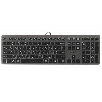 Клавиатура A4Tech FX60H USB Grey White backlit (4711421976343)