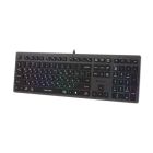 Клавіатура A4Tech FX60H USB Grey Neon backlit (4711421978309)