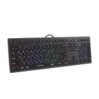 Клавиатура A4Tech FX60H USB Grey Neon backlit (4711421978309)