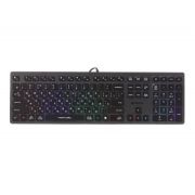 Клавиатура A4Tech FX60H USB Grey Neon backlit (4711421978309)