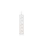 Сетевой удлинитель 2E 5XCEE7/17, 1.5м, white (2E-U0510M1.5)