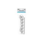 Сетевой удлинитель 2E 5XCEE7/17, 1.5м, white (2E-U0510M1.5)