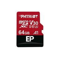 Карта пам\'яті Patriot 64GB microSD class 10 UHS-I U3 V30 A1 (PEF64GEP31MCX)