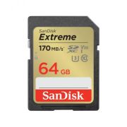 Карта пам\'яті SanDisk 64GB SD class 10 UHS-I U3 V30 Extreme (SDSDXV2-064G-GNCIN)