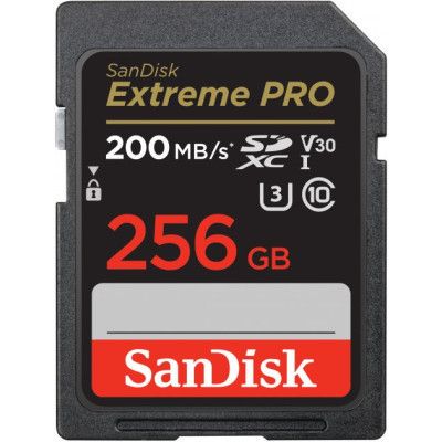 Карта пам\'яті SanDisk 256GB SD class 10 UHS-I U3 V30 Extreme PRO (SDSDXXD-256G-GN4IN)