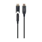 Кабель мультимедійний HDMI M to HDMI M 30.0m V2.0 AOC 4K60Hz gold Cablexpert (CCBP-HDMID-AOC-30M)