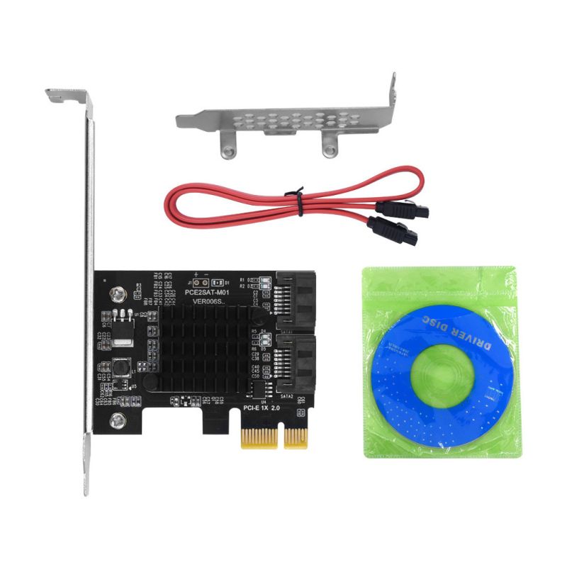 Контроллер Dynamode PCI-E to 2 х SATA III (6 Gb/s), 2 ch (PCI-E-2xSATAIII-Marvell)