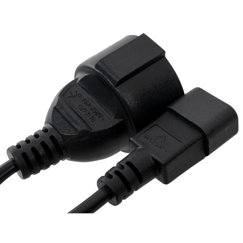 Кабель питания C14 to Schuko 0.75mm2 Copper Vinga (VPCC14S75C)