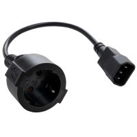 Кабель питания C14 to Schuko 0.75mm2 Copper Vinga (VPCC14S75C)