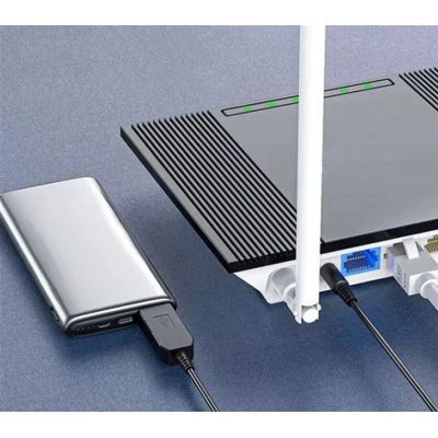 Кабель питания USB to DC 5.5x2.1mm 12V 0.8m Armorstandart (ARM65663)