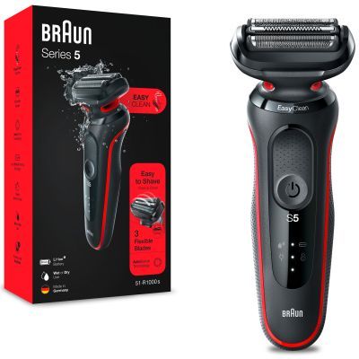 Электробритва Braun (Series 5 51-R1000s BLACK / RED)
