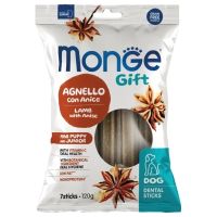 Лакомство для собак Monge Gift Dog Puppy and Junior Mini ягненок с анисом 120 г (8009470085571)