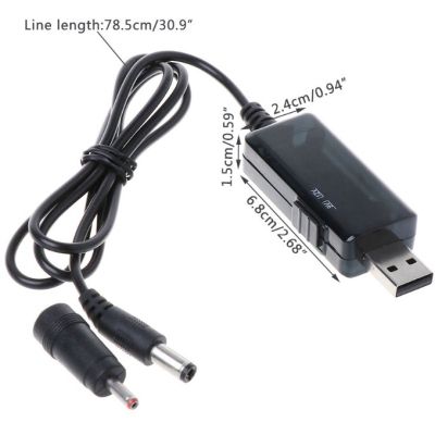 Кабель живлення USB to DC 3.5x1.35mm + 5.5x2.1mm 9V-12V Dynamode (KWS-912V)