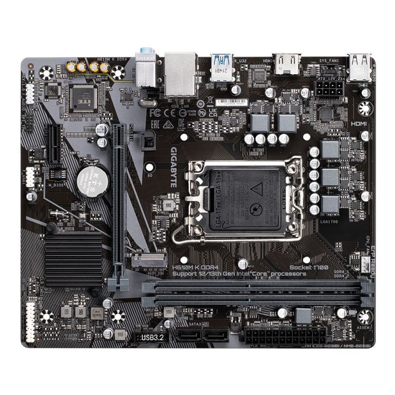 Материнская плата GIGABYTE (H610M K DDR4)