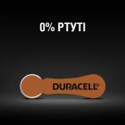 Батарейка Duracell для слуховых аппаратов размер 312, 6 шт. в упаковке (5007516/5011449)