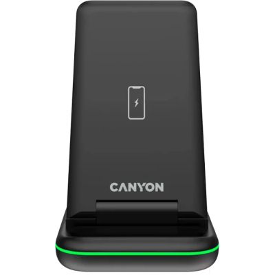 Зарядное устройство Canyon WS- 304 Foldable 3in1 Wireless charger (CNS-WCS304B)