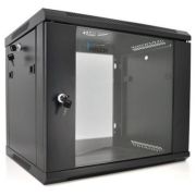 Шкаф настенный Merlion 9U 19" 600*600*500 (Ш*Г*В)мм, black (Ml3-6609 / 23528)