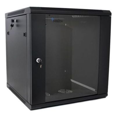 Шафа настінна Merlion 12U 19" 600*600*634 (Ш*Г*В)мм, black (Ml3-6612 / 23530)