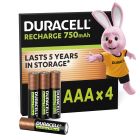 Аккумулятор Duracell AAA HR03 750mAh * 4 (5007331)